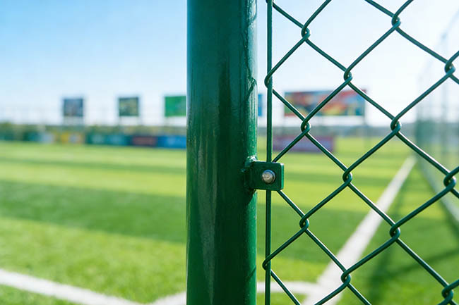 球场围网效果图