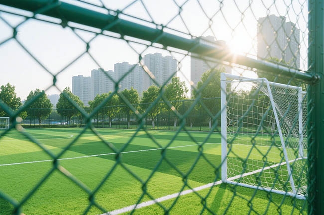 球场围网效果图