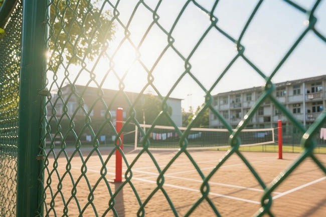 球场围网效果图